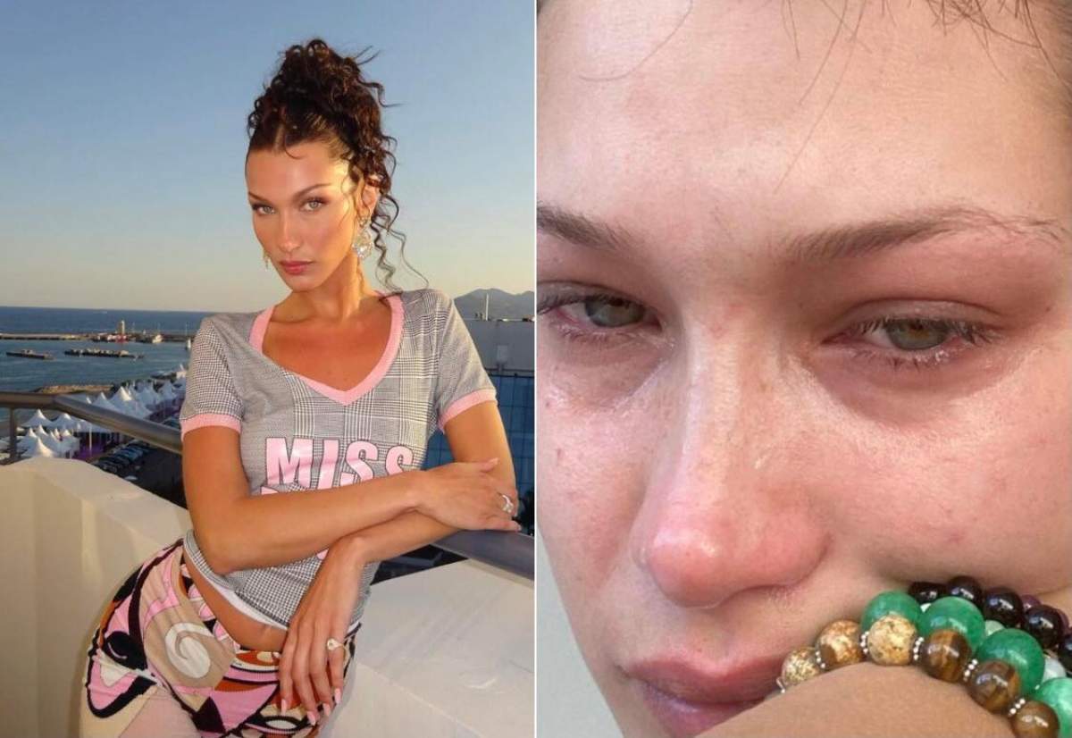 Care este motivul pentru care Bella Hadid a postat imagini cu ea plângând. Supermodelul a explicat de ce a publicat fotografiile