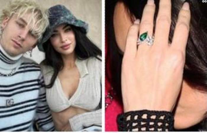 Ce inel de logodnă a primit Megan Fox de la iubitul ei. Bijuteria îi provoacă durere în momentul în care încearcă să o dea jos