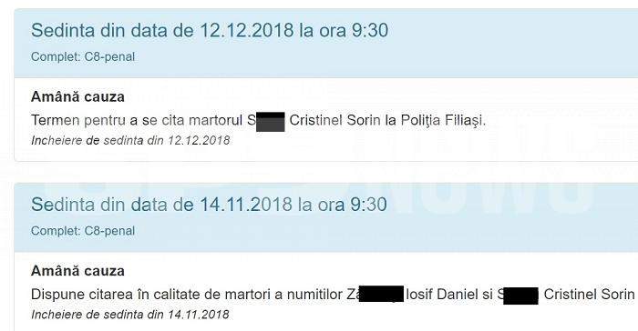 Soțul polițistei care s-a împușcat în cap, la tribunal, într-un dosar penal / Cum a ajuns martor în procesul încheiat cu o condamnare!