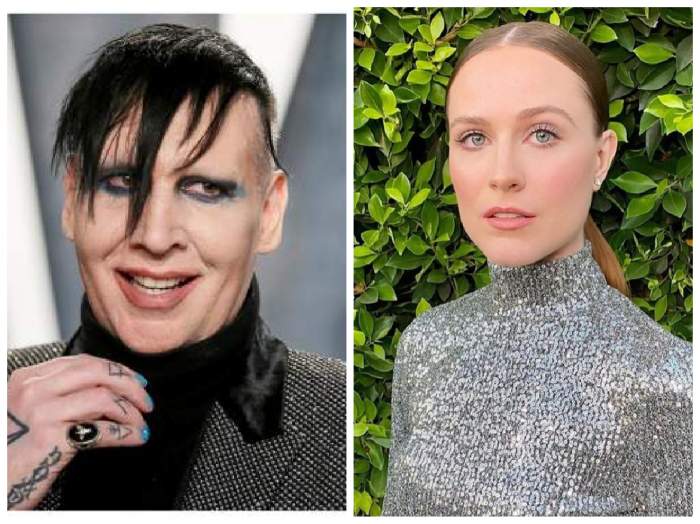 Marilyn Manson și Evan Rachel Wood, colaj
