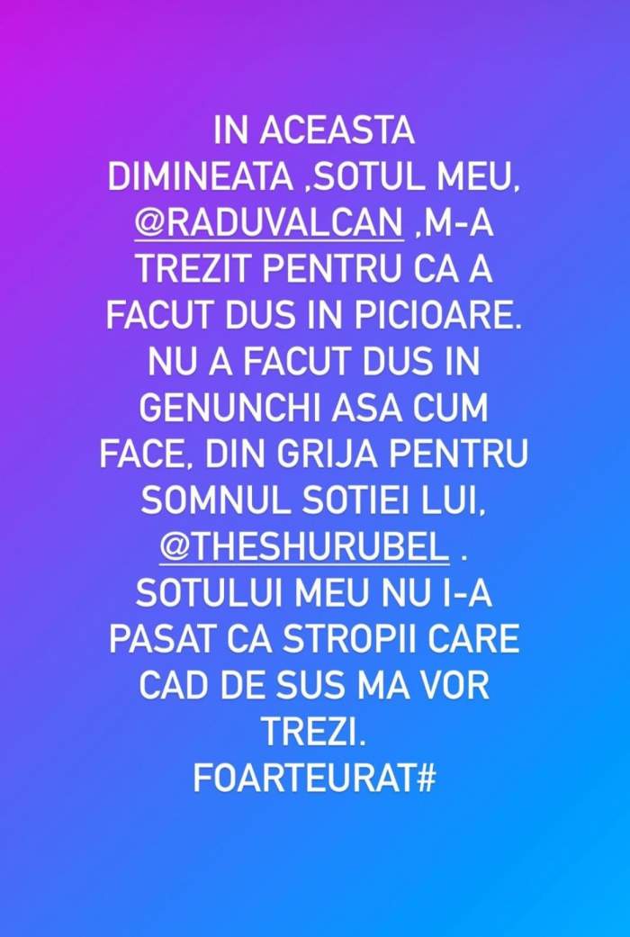 “Soțului meu nu i-a păsat”. Adela Popescu, reacție furibundă la adresa lui Radu Vâlcan / FOTO