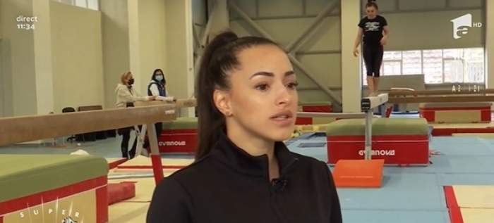 Larisa Iordache, în sala de gimnastică