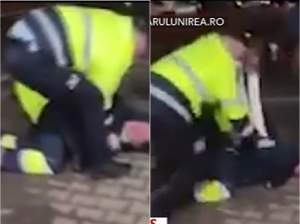 Bărbat din Alba Iulia, scos din magazin și pus la pământ pentru că nu purta mască de protecție. Explicația Poliției / VIDEO
