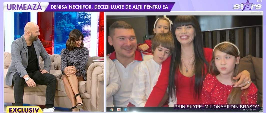 Călin Donca și soția lui au împreună cinci copii