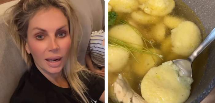Rețeta de supă cu găluște a Andreei Bănică! Artista a stârnit un val de reacții pe rețelele de socializare