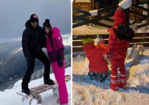 Pepe și Yasmine, weekend la munte alături de fetițele artistului! Cum s-au distrat cei patru / FOTO