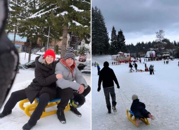 “Nu mai venin! A fost…”. Ce a pățit Adela Popescu în vacanța de la munte alături de Radu Vâlcan și cei trei copii / FOTO