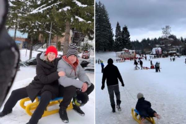 “Nu mai venin! A fost…”. Ce a pățit Adela Popescu în vacanța de la munte alături de Radu Vâlcan și cei trei copii / FOTO