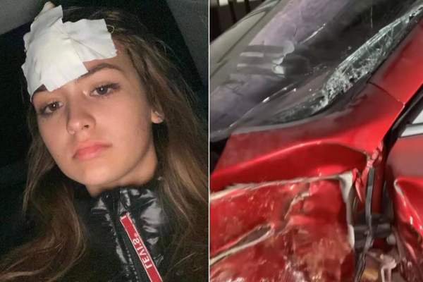 Iuliana Beregoi,  implicată într-un grav accident rutier.  Vedeta a fost rănită în urma impactului / VIDEO