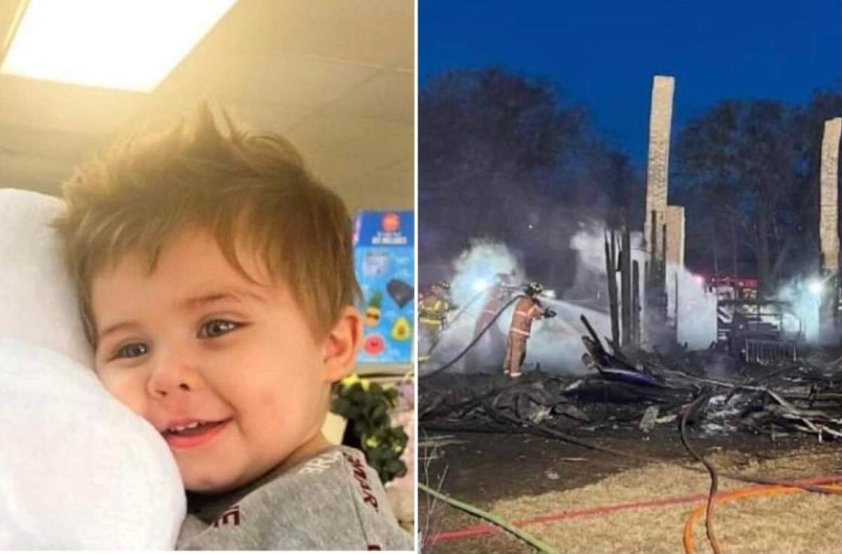 Un copil de doi ani și-a salvat familia dintr-un incendiu, în Texas Un copil de doi ani și-a salvat familia dintr-un incendiu, în Texas
