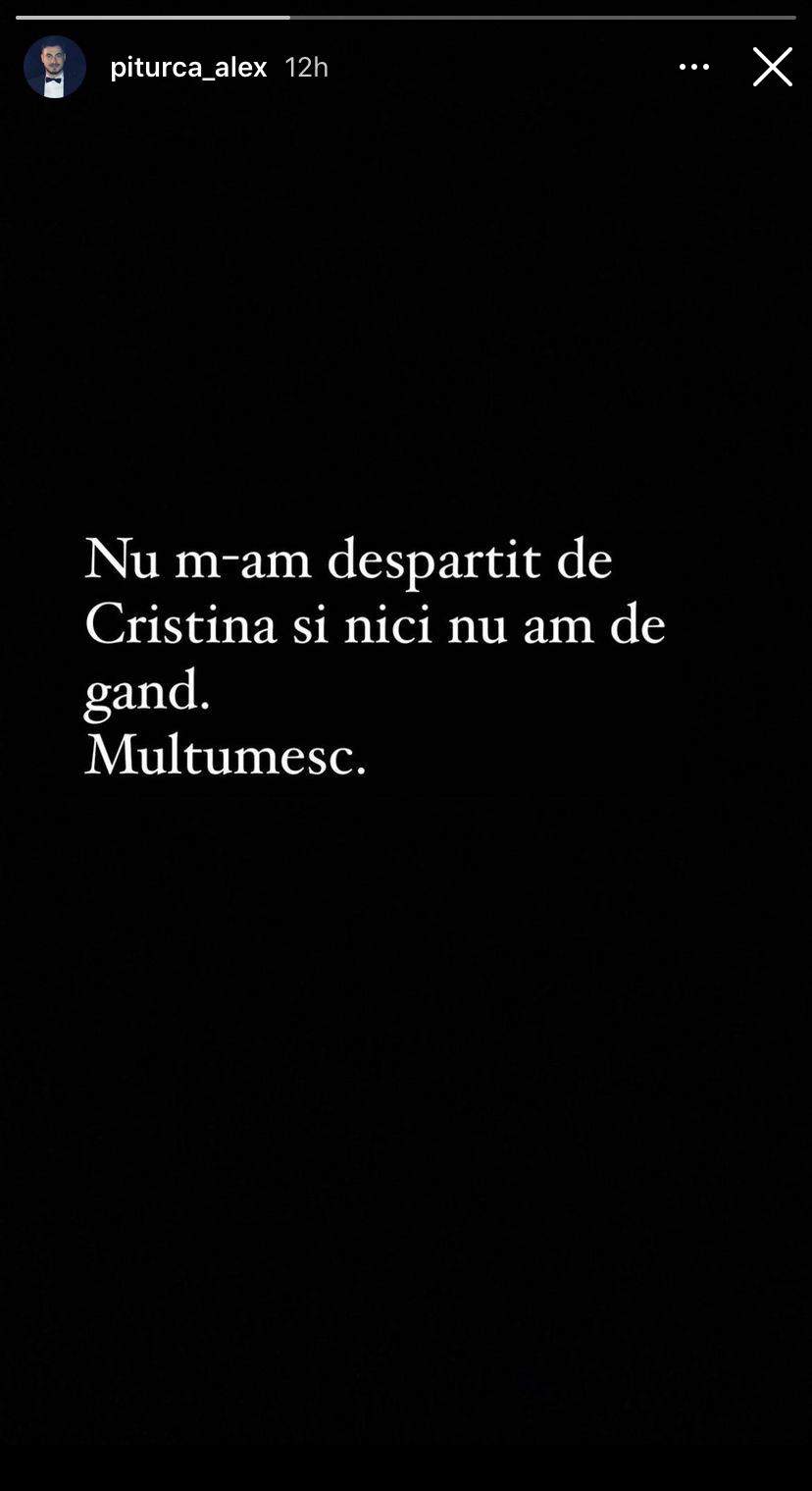 S-a despărțit Alex Pițurcă de Cristina Ich? Prima reacție a fostului fotbalist despre relația lui