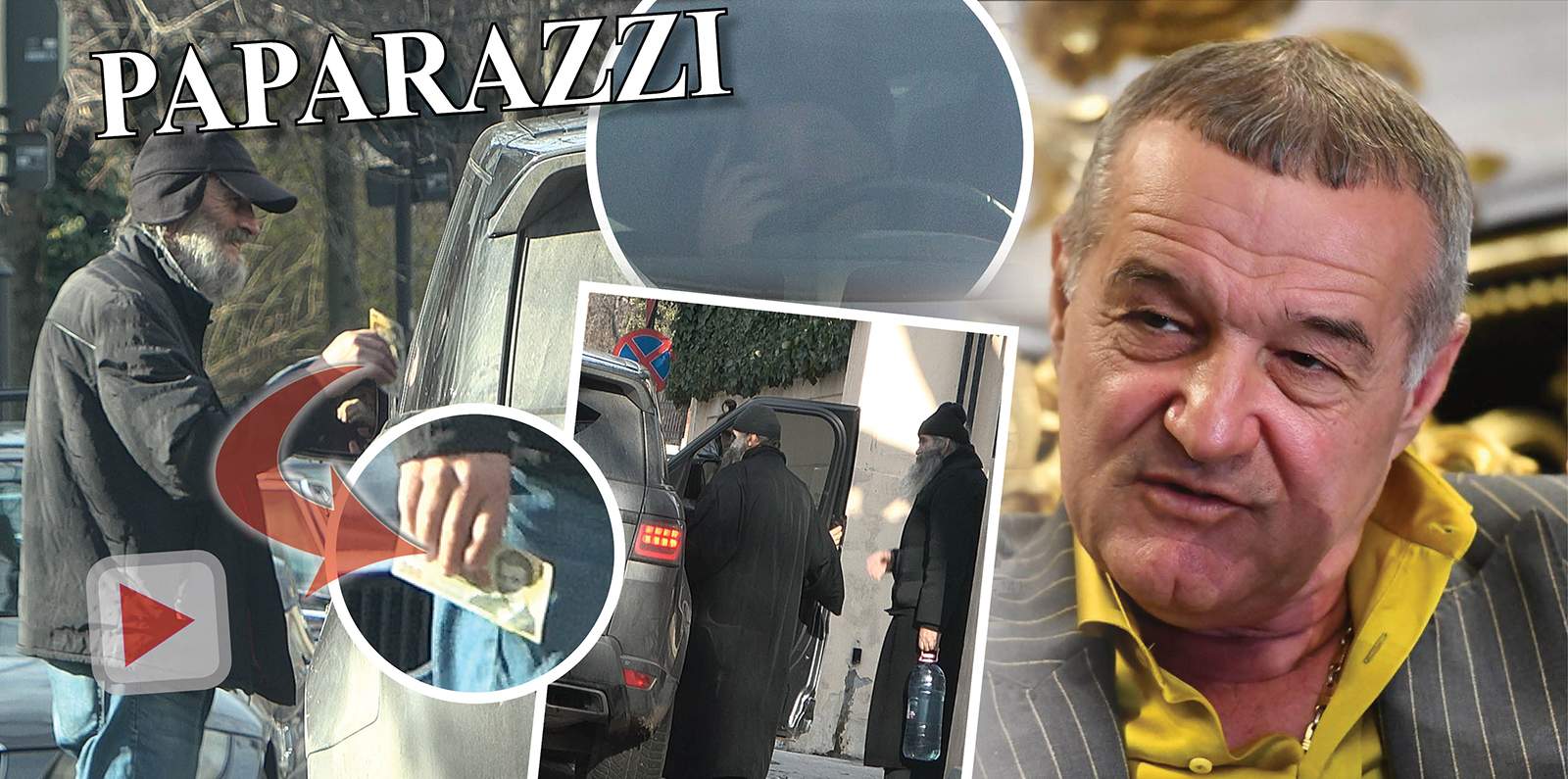 Cum își spală păcatele Gigi Becali. Paparazzii Spynews.ro au dovada că patronul FCSB știe să ceară iertare / PAPARAZZI