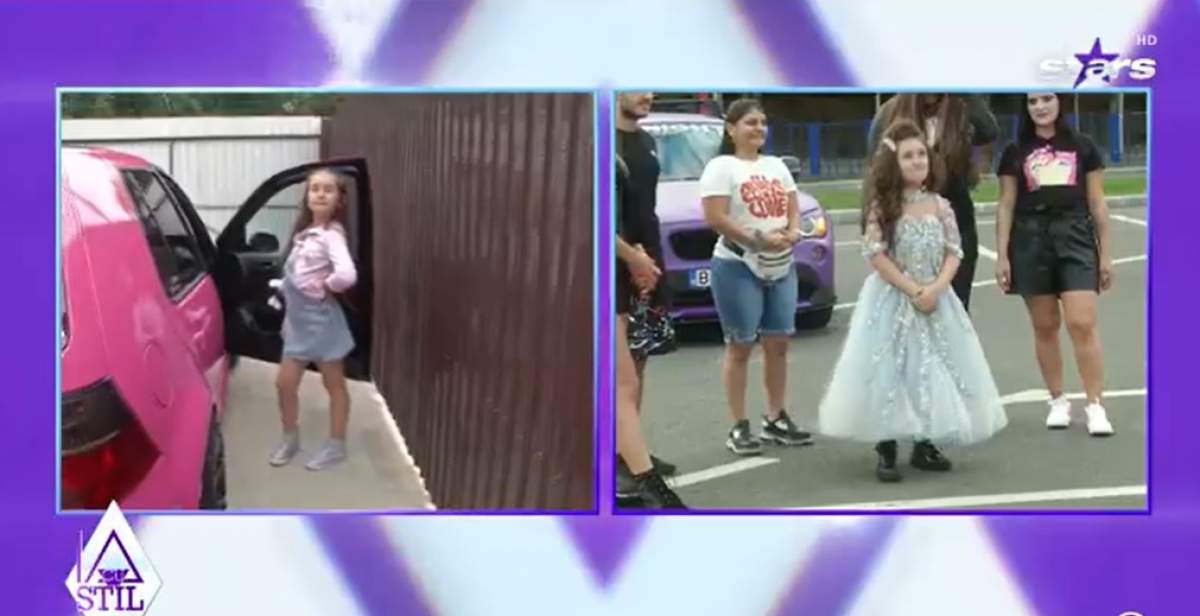 Transformare uimitoare la I.A cu Stil, pentru Ariana, o fetiță de 8 ani, pasionată de mașinile tunate: "Întâlnirea cu Iulia Albu a fost wow. Nu mă așteptam să vină..." / VIDEO