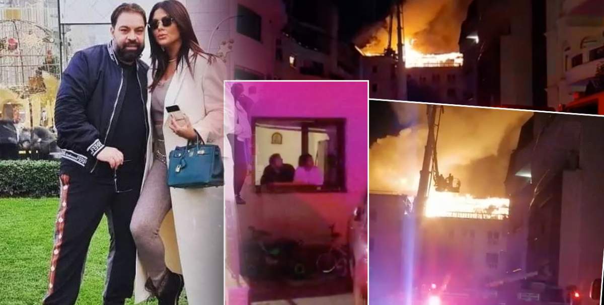 Momente de panică pentru Florin Salam! A izbucnit un incendiu  / VIDEO