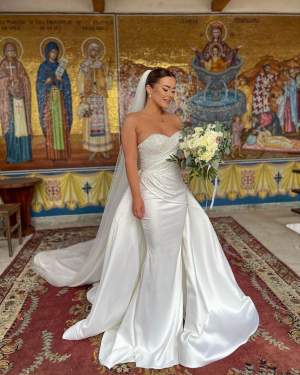Carmen de la Sălciua, imagini de la nuntă! Ce ținute spectaculoase au purtat cei doi miri / FOTO