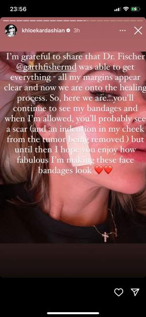 Khloe Kardashian, suspectă de cancer. Vedeta a trecut printr-o intervenție chirurgicală: "Veți vedea o cicatrice..."