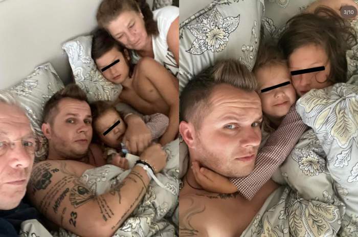 “Ultima imagine e ca sa ne amintim ca bunica ei era …“ Codin Maticiuc, ipostază rară alături de toată familia / FOTO