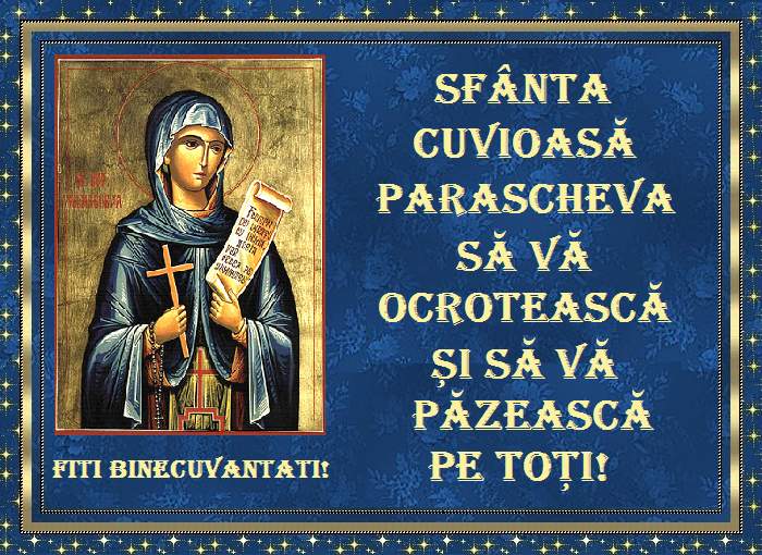 Mesaje de Sf. Parascheva 2022. Urări, poze și felicitări pentru credincioși