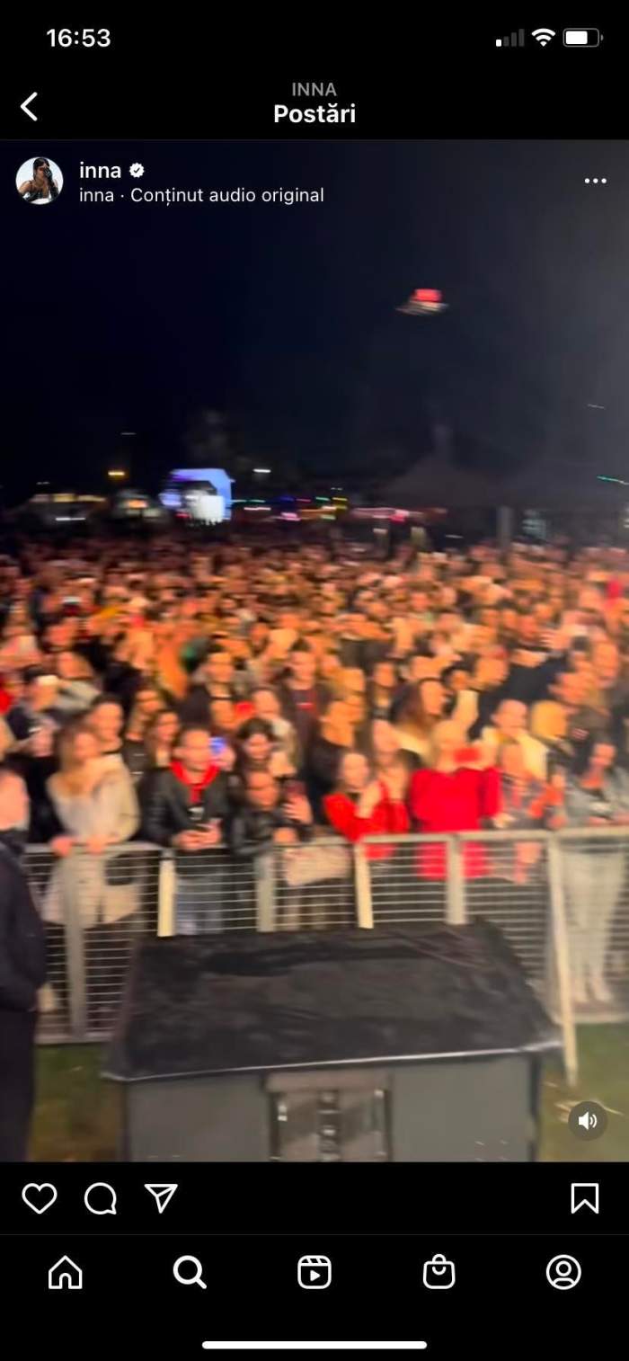 Inna a împlinit 36 de ani. Artista a avut parte de o surpriză de zile mari chiar în timpul concertului / FOTO