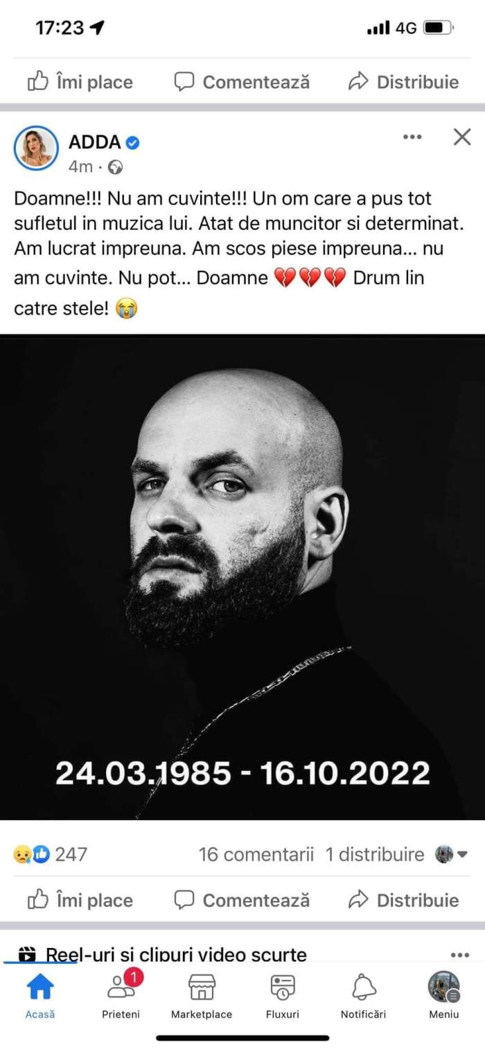 Cum au reacționat vedetele din România când au aflat că Nosfe a murit. Theo Rose, Alina Eremia, declarații exclusive / FOTO