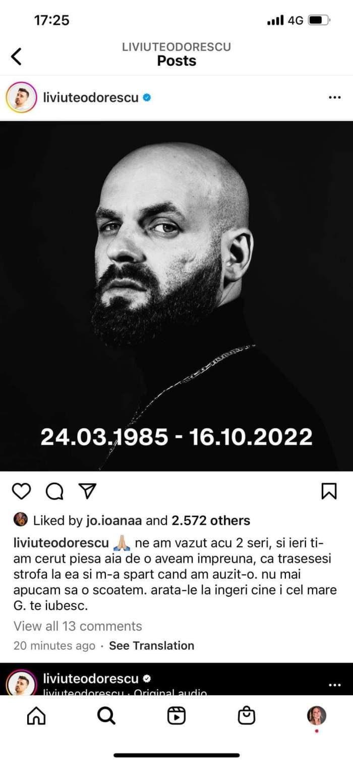 Cum au reacționat vedetele din România când au aflat că Nosfe a murit. Theo Rose, Alina Eremia, declarații exclusive / FOTO