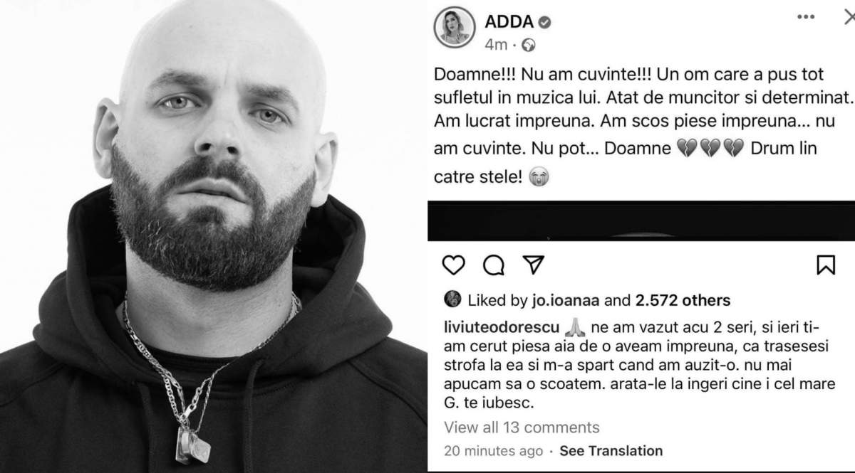 Cum au reacționat vedetele din România când au aflat că Nosfe a murit. Theo Rose, Alina Eremia, declarații exclusive / FOTO