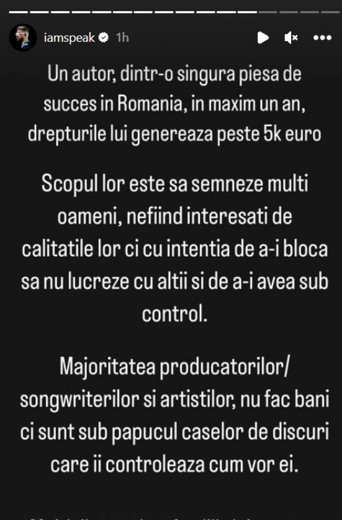 Șocant! Speak, adevărul despre artiștii români! Cum sunt umiliți zilnic