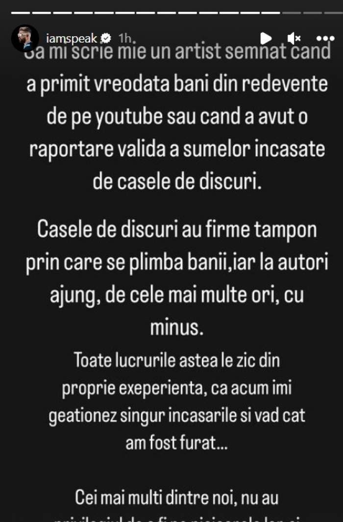 Șocant! Speak, adevărul despre artiștii români! Cum sunt umiliți zilnic