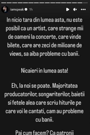 Șocant! Speak, adevărul despre artiștii români! Cum sunt umiliți zilnic