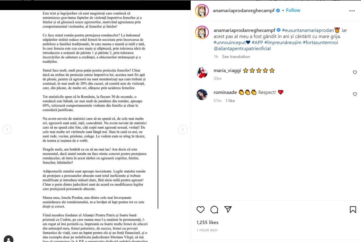 Anamaria Prodan intră în politică! Impresara e pusă pe fapte mari: "Acest pas al meu ..."