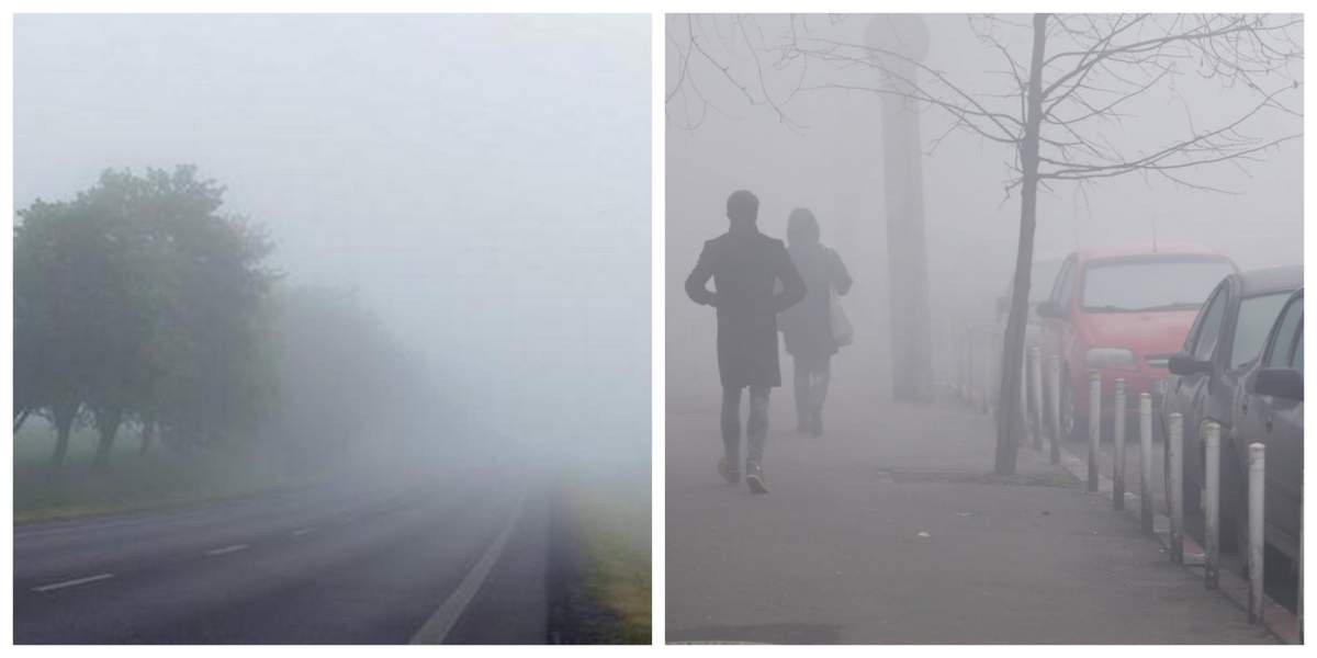 Meteo Avertisment ANM! Se anunță cod galben de ceață în centrul și sudul țării
