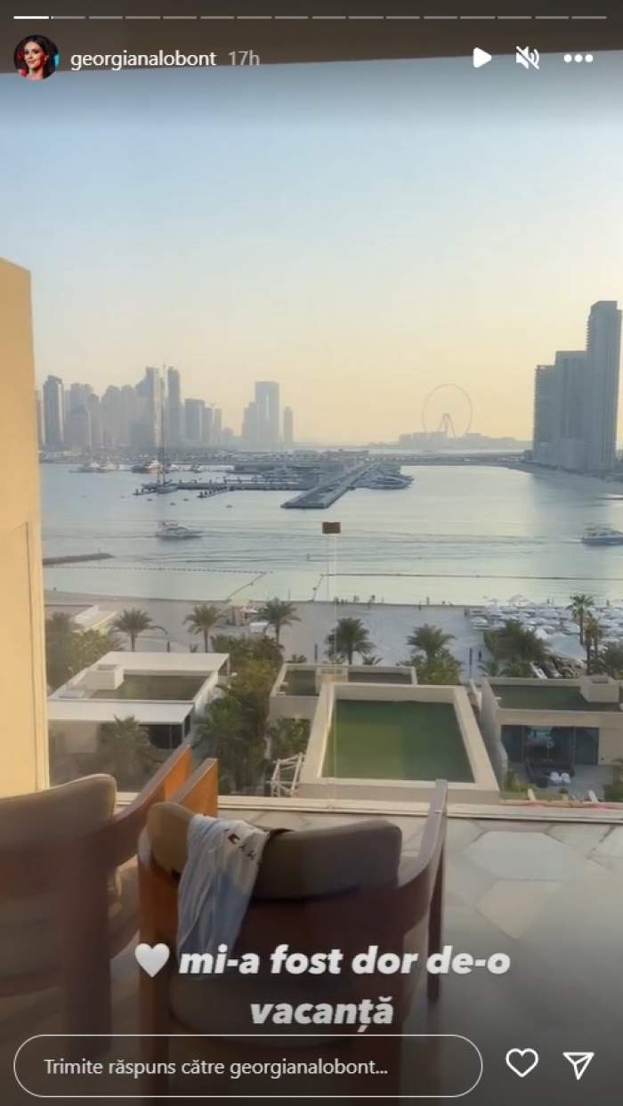 „Trăiesc cea mai frumoasă perioadă!”. Georgiana Lobonț, mai fericită ca niciodată în vacanța din Dubai. Ce le-a transmis fanilor