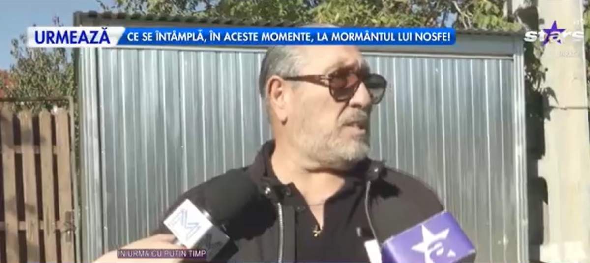 Serghei Mizil, la înmormântarea lui Nosfe