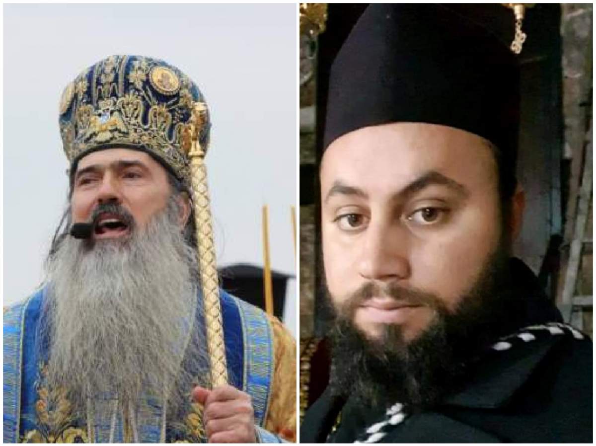 IPS Teodosie și călugărul Cristi Călin, colaj