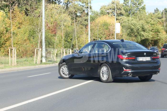 Florin Călinescu, apariție surprinzătoare într-o mașină tinerească. Cum a fost surprins actorul, când spera să nu fie văzut de polițiști / PAPARAZZI