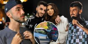 Omar Arnaout și iubita, implicați într-un accident rutier: “Am intrat într-un băiat...”. Protejatul lui Alex Velea, declarații exclusive
