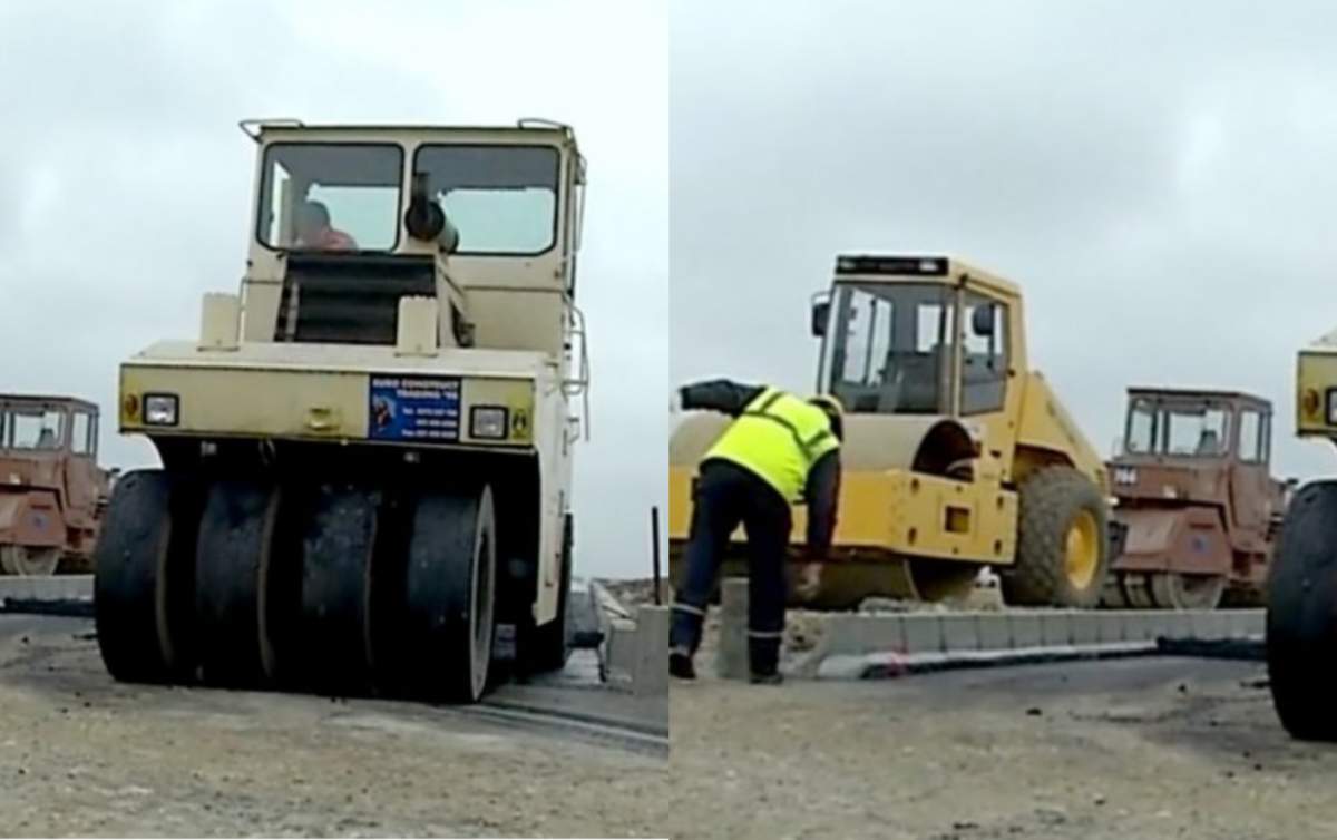 Scene incredibile pe o stradă din Hunedoara. O firmă de construcții a turnat asfalt, iar mai apoi, și l-a luat înapoi. Primăria amenință cu plângere penală / FOTO