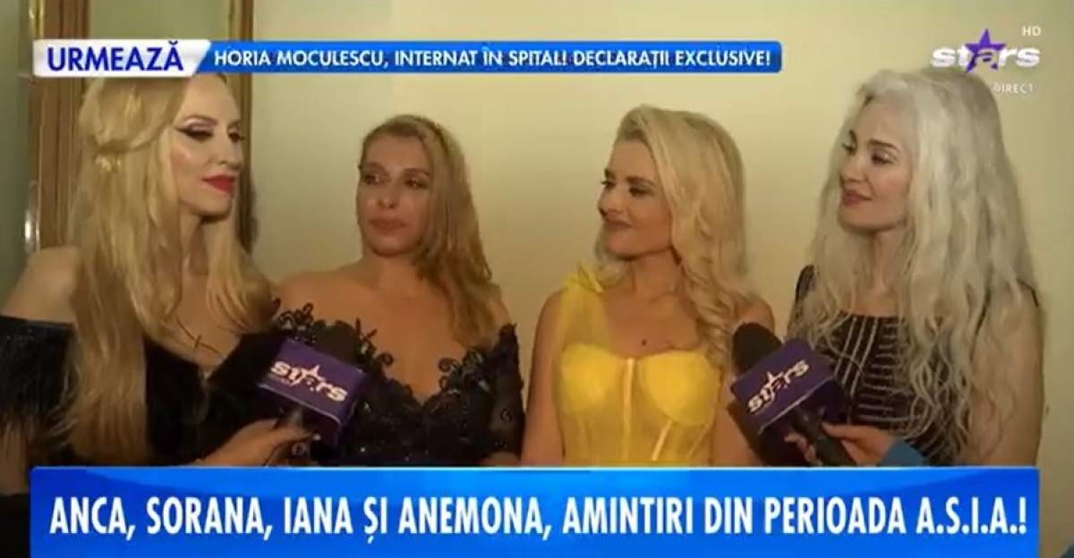 Trupa A.S.I.A s-a reunit! Anca, Sorana, Iana și Anemona au cântat melodiile nostalgice cu care făceau spectacol acum mulți ani