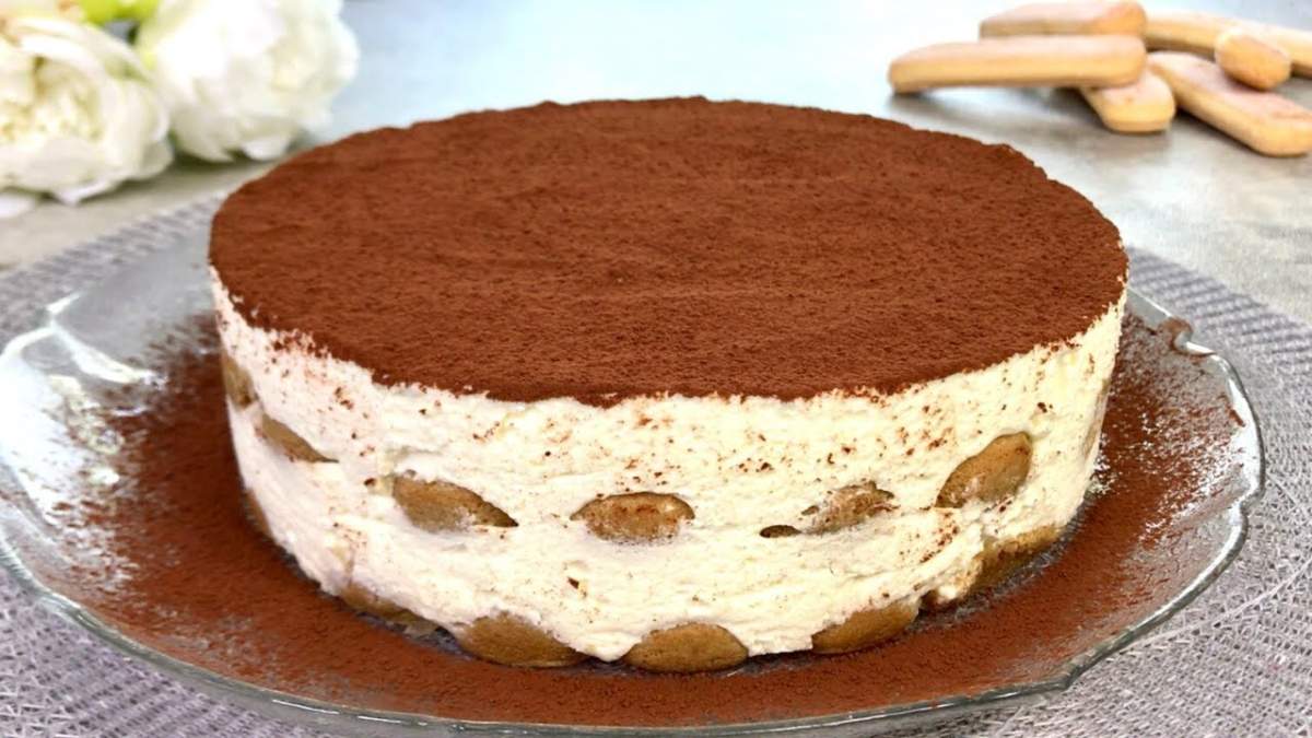 Tort Tiramisu. Rețetă fără ouă