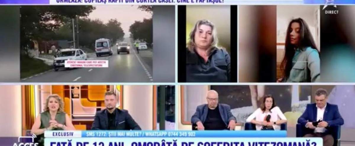 Acces Direct. O mamă este distrusă de durere, după ce fiica ei de 13 ani a fost ucisă de o șoferiță vitezomană: “Vorbea la telefon”