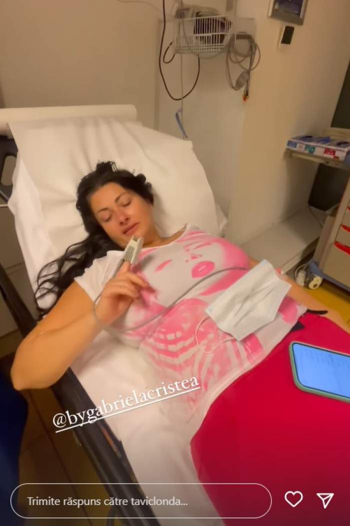 Gabriela Cristea a ajuns pe patul de spital. Imagini îngrijorătoare cu prezentatoarea de la Antena Stars / FOTO