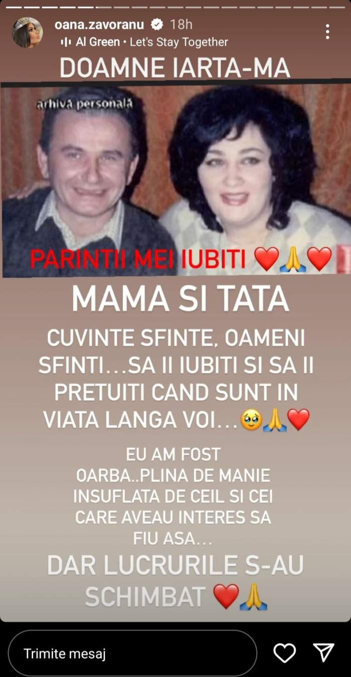 Ce mesaj dureros a transmis Oana Zăvoranu pentru regretata sa mamă, Mărioara: „Te rog să mă ierți” / FOTO