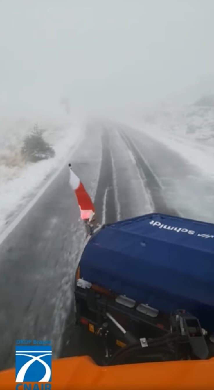 Ninge în România. Zona din țară unde s-a depus un strat gros de zăpadă / FOTO