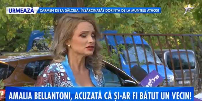 Amalia Bellantoni, primele declarații după ce s-a ales cu dosar penal. Ce a spus vedeta la Antena Stars: "Nu mi-aș permite..."  / VIDEO