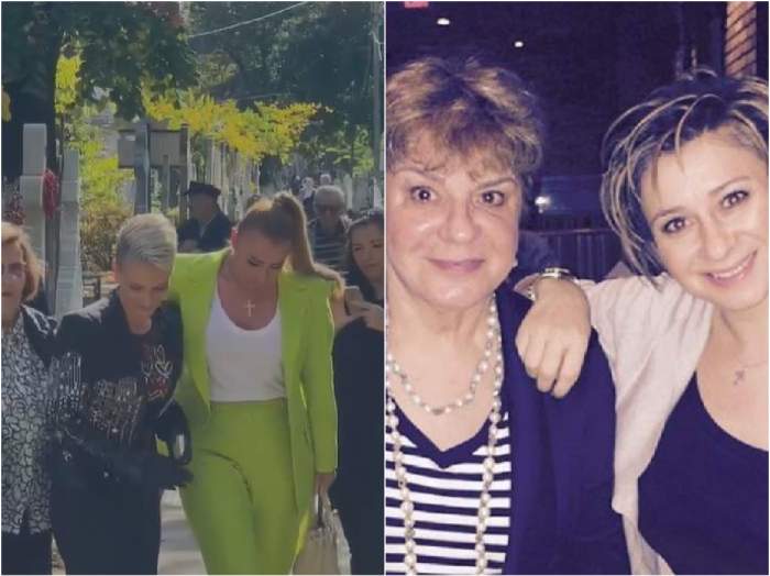 Colaj cu bucatele de la parastas și Anamaria Prodan alături de mama ei