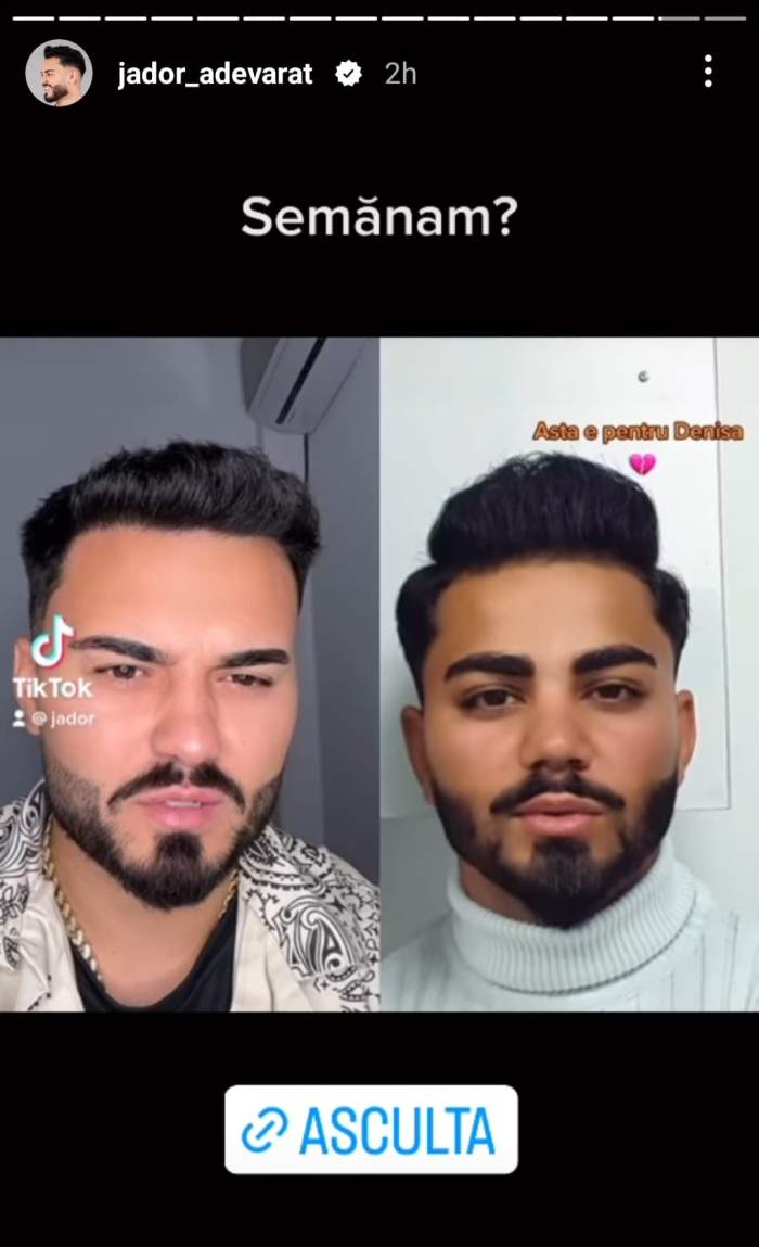Jador și-a găsit sosia pe Tik Tok. Cântărețul a publicat imaginea cu bărbatul care îi seamănă perfect / FOTO