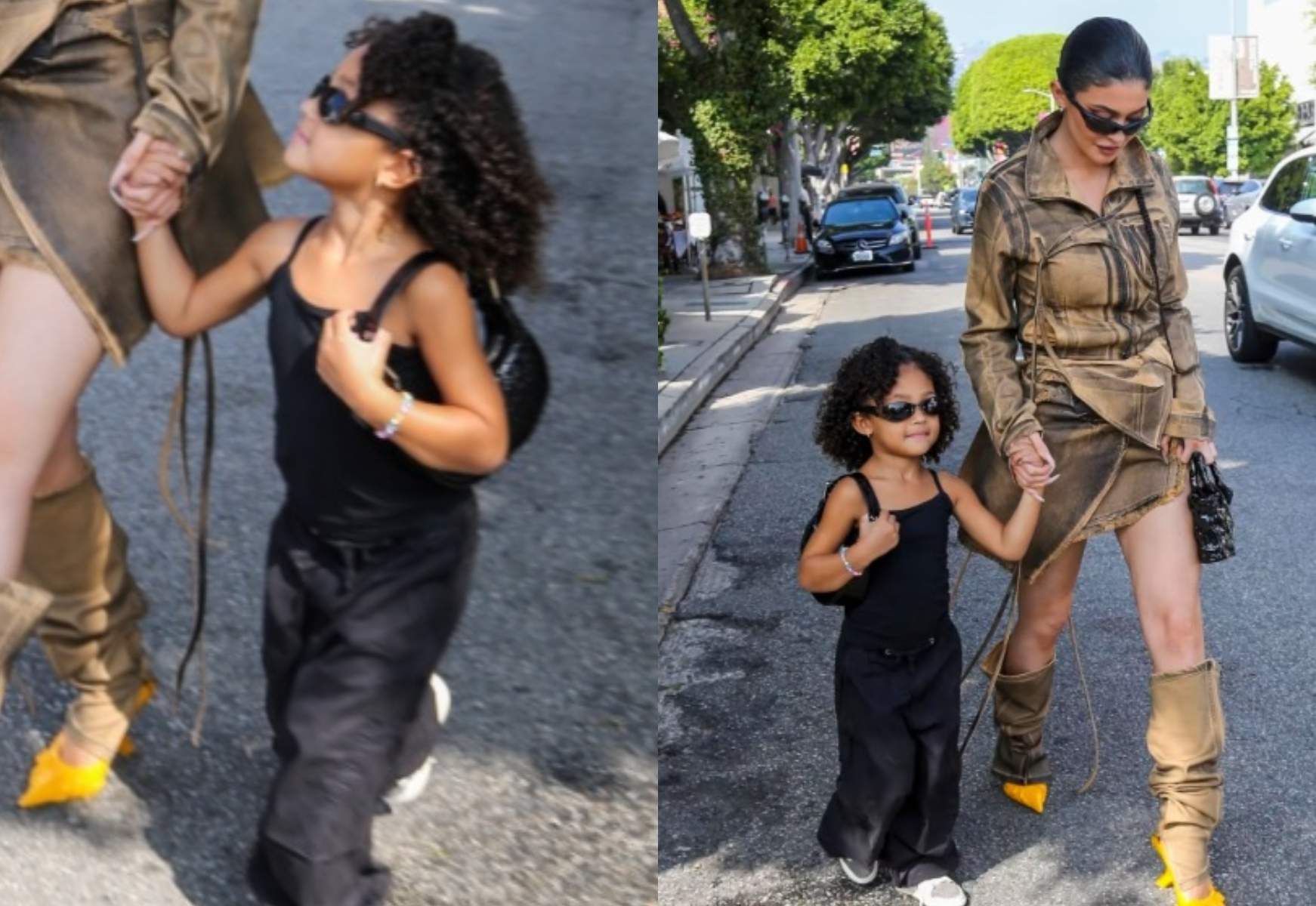 Stormi, fiica lui Kylie Jenner, apariție fashion în Beverly Hills. Ce ținută a purtat micuța în vârstă de patru ani