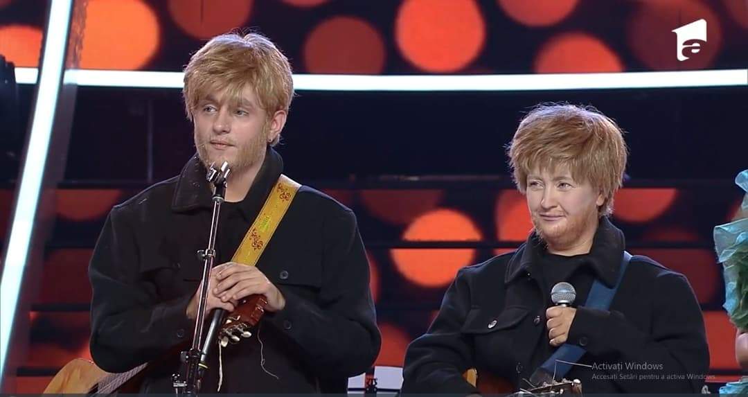 Rona Hartner și Johnny Romano, transformați în Ed Sheeran la Te cunosc de undeva