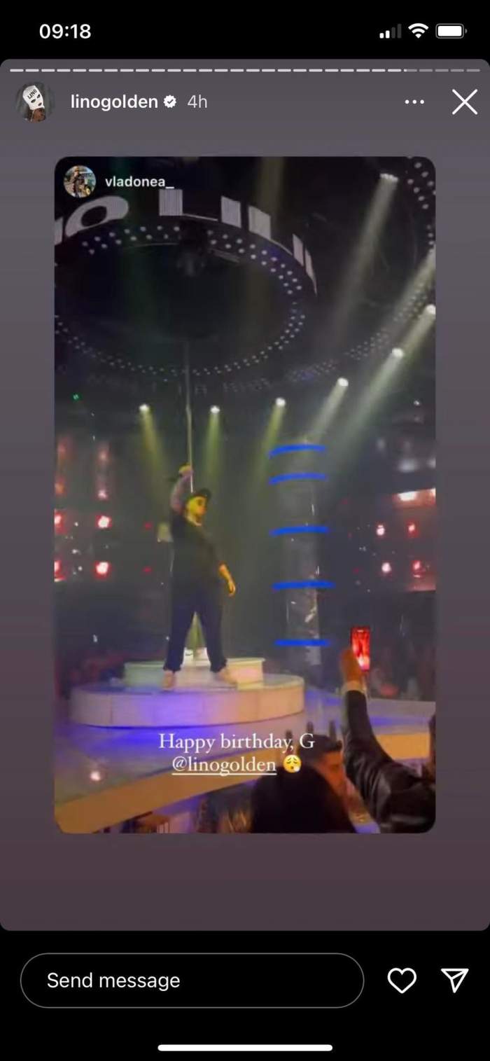 Imagini de la petrecerea de aniversare a lui Lino Golden. Câți ani a împlinit cântărețul / FOTO