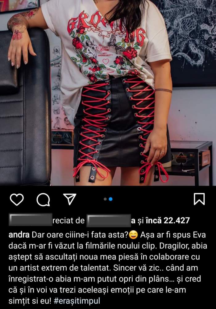 Andra, apariție neașteptată în mediul online. Nu ați mai văzut-o așa până acum: „Sincer vă zic...” / FOTO